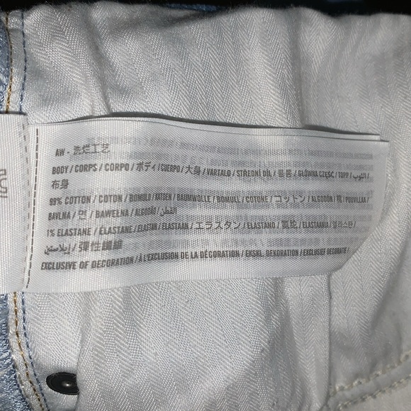 Abercrombie & Fitch 90s Straight Ultra High Rise Criss Cross Jeans - Picture 10 of 10